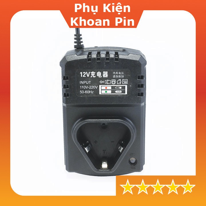 Sạc pin Adapter máy khoan bắt vít 12V dạng đế sạc ( P013 )