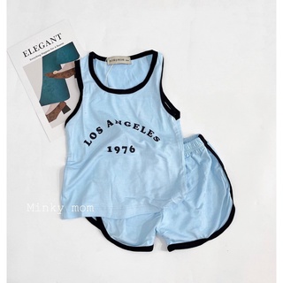 Bộ MInky Mom ba lỗ cho bé siêu mát