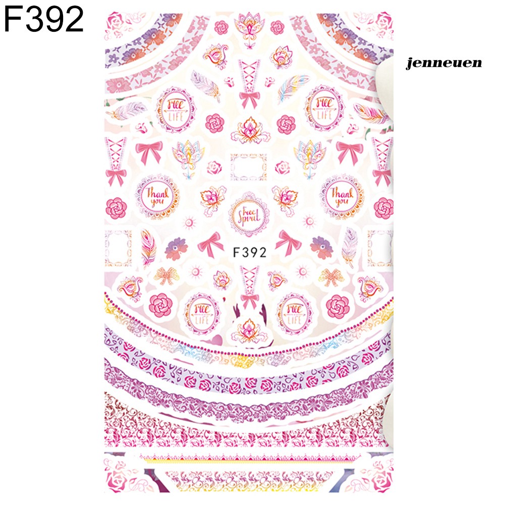 [Hàng mới về] Miếng Dán Trang Trí Móng Tay Hoạ Tiết Động Vật Dễ Thương