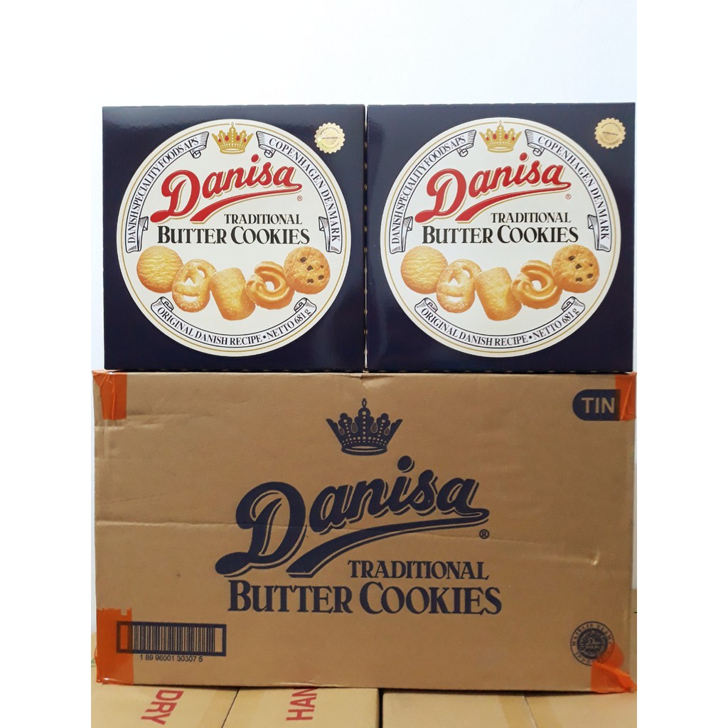 Thùng 6 Hộp x 681g Bánh Quy Bơ Danisa