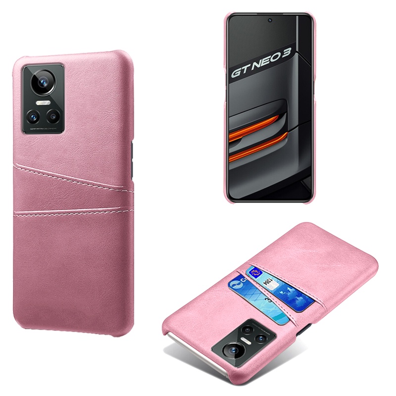 Ốp Điện Thoại Da PU Chống Sốc Kèm Ngăn Đựng Thẻ Cho Realme GT NEO3 5G