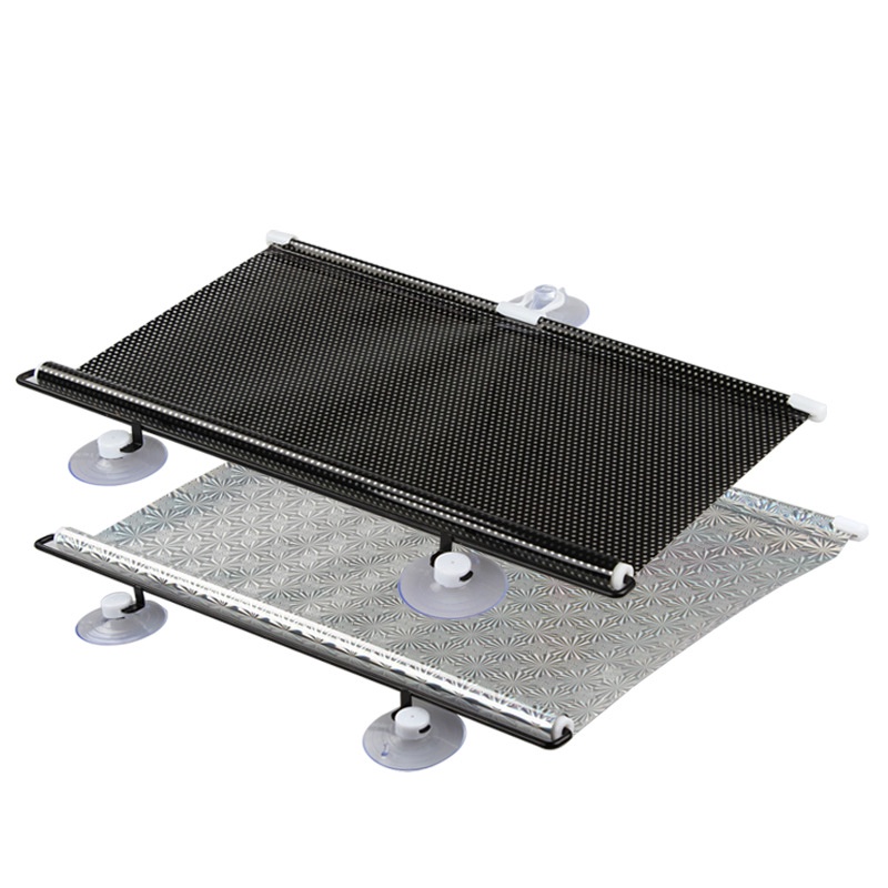 Tấm Che Nắng Màu Đen Thông Dụng Gắn Kính Chắn Gió Trước/ Sau Cho Xe Hơi