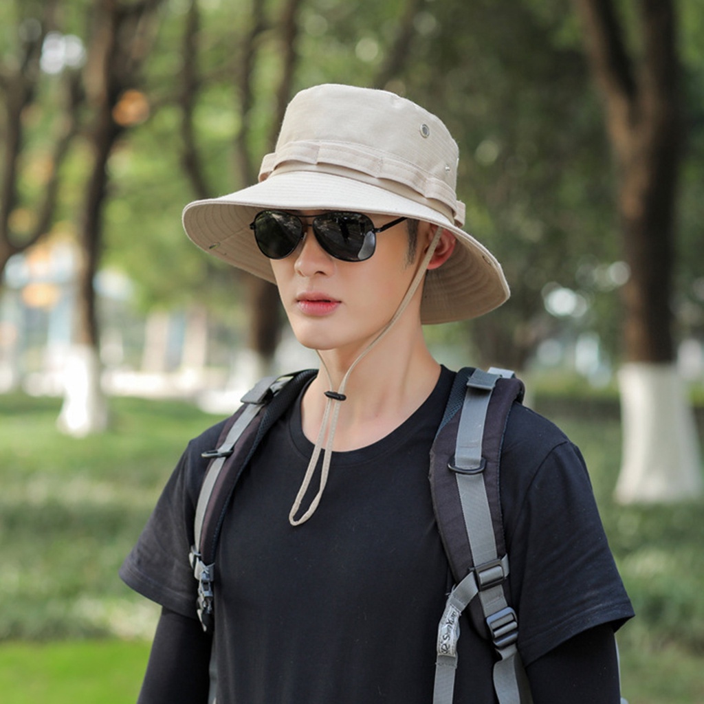 {Soltweter} Mũ Ngư Dân Vành Rộng Màu Trơn Điều Chỉnh Được Đơn Giản Cho Nam Và Nữ Hoạt Động Ngoài