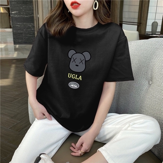 Áo thun NRVP 100% cotton tay ngắn phong cách Hàn Quốc trẻ trung thời trang dành cho nữ