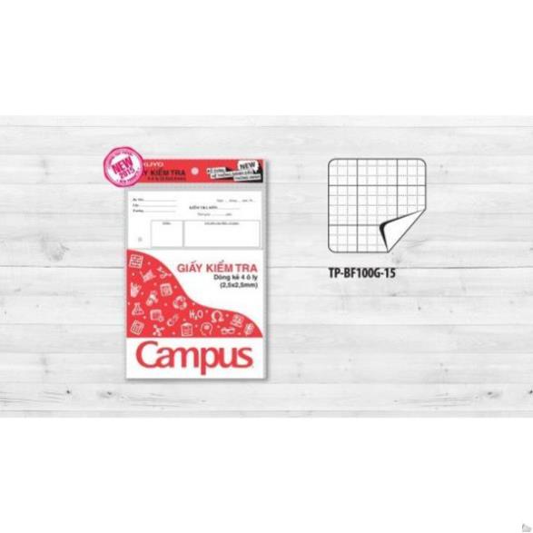 Giấy Kiểm Tra Campus 4 ôly TP-BF100G-15 ...