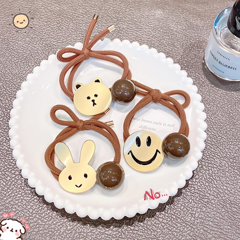 Dây buộc tóc gắn hình dễ thương, co giãn tốt ( PK38)