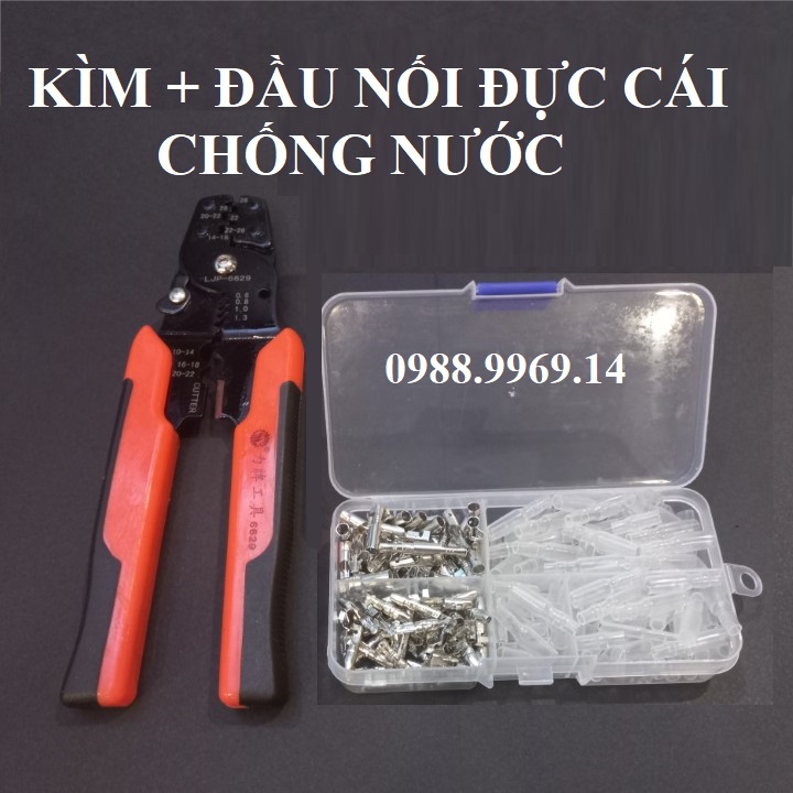 COMBO KÌM VÀ HỘP 200 COS ĐỰC CÁI CHỐNG NƯỚC
