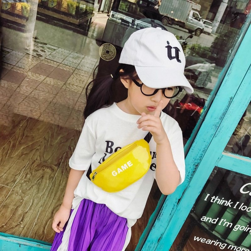 Unisex Children Kid Cross Body Waist Messenger Bag Fashion Korea Style Bags