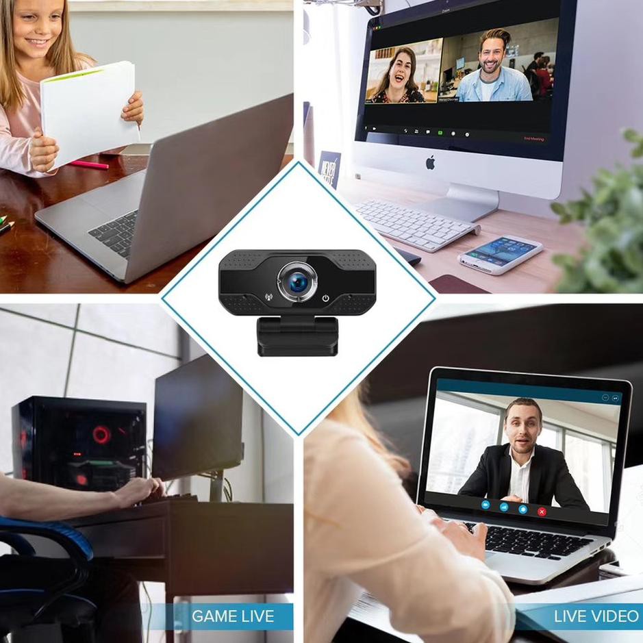 Webcam Toàn Bộ HD 1080P V8 Kèm Micro Tiện Dụng