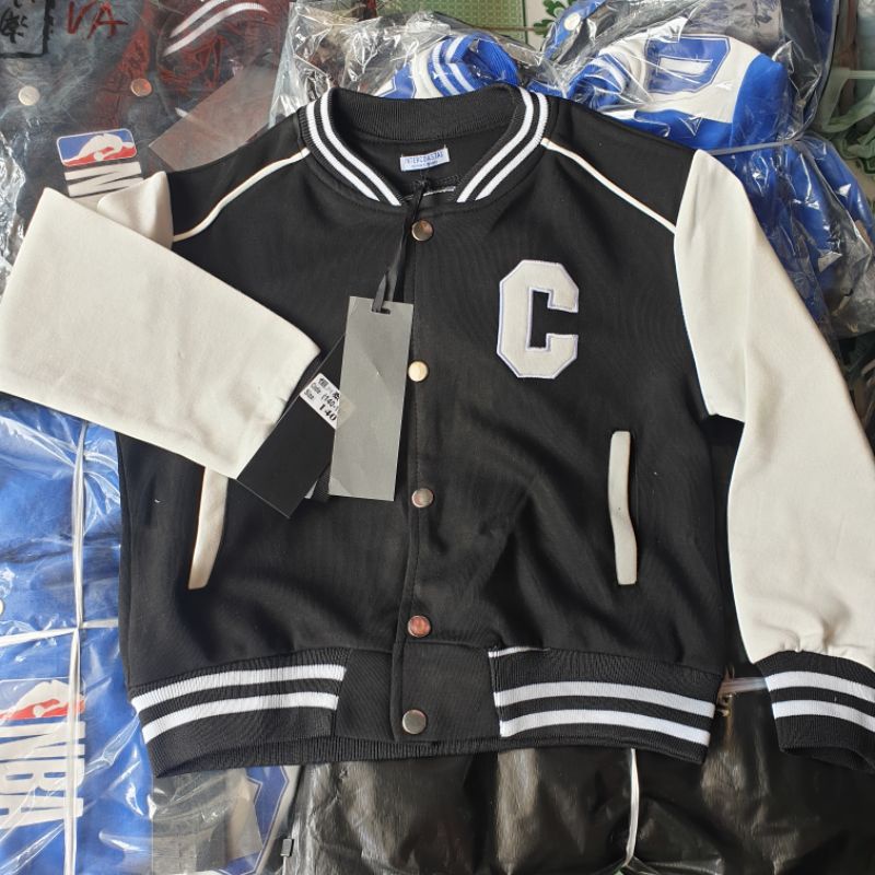 {15-35kg} Áo khoác nỉ bomber bé trai/gái hàng đẹp dày dặn  loại 1