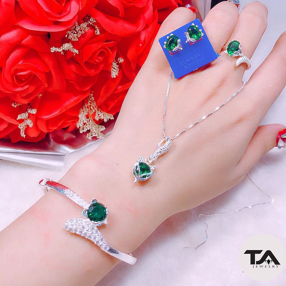 Bộ trang sức hồ ly bạc ta phong thủy - TAJEWELRY