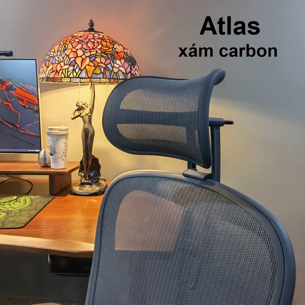 Tựa đầu ATLAS ghế Herman Miller Aeron 2 chính hãng, Tựa đầu ghế văn phòng, ghế làm việc cao cấp, thiết kế 3D - ERGOHOME