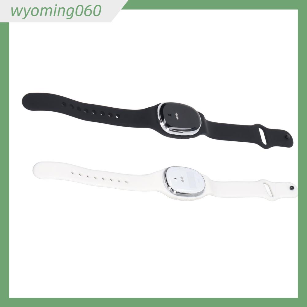 Wyoming060 Vòng đeo tay chống muỗi thể thao ngoài trời siêu âm USB có sạc lại cho phụ nữ mang thai Trẻ em