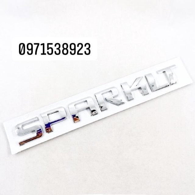 Logo chữ nổi CHEVROLET SPARK LT