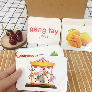 Thẻ học Flash Card Anh - Việt cho bé
