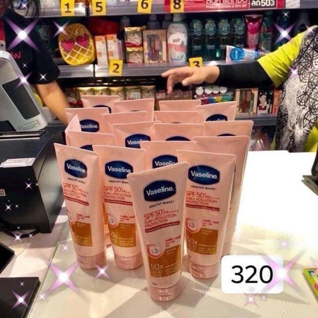 DƯỠNG TRẮNG DA BODY VASELINE 50X THAILAN