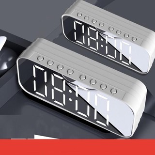 Loa Bluetooth đồng hồ mặt gương sang trọng