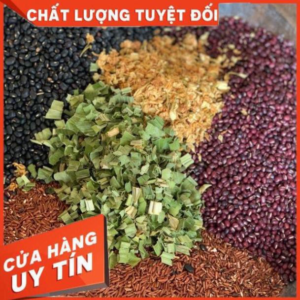 Trà gạo lứt huyết rồng, đỗ đen đỗ đỏ hoa nhài lá sen rang sẵn