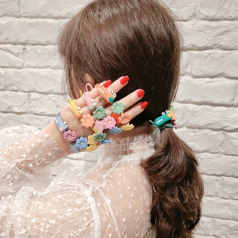 Dây Buộc Tóc Hình Hoa Hướng Dương Xinh Xắn