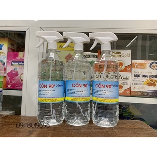 Cồn xịt sát khuẩn 90 độ COMIHO 1000ml (1 lít có vòi xịt)
