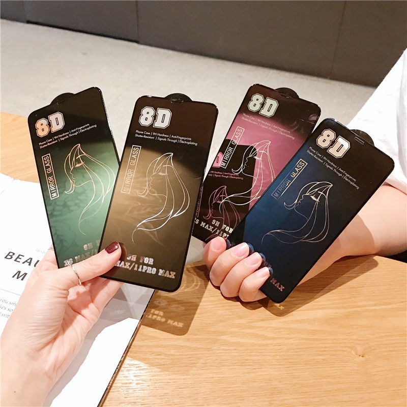 Kính Cường Lực 8D Bảo Vệ Màn Hình Điện Thoại iphone 14 Plus 14 Pro 14 13 12 11 Pro Max X XS XR XS Max 6 7 8 Plus