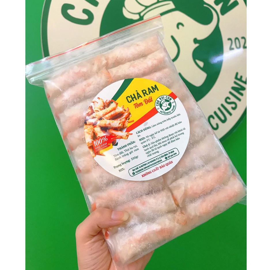 Chả Ram Tôm Đất Bình Định 🦞 (Loại Đặc Biệt) [Ship siêu tốc 1h] | BigBuy360 - bigbuy360.vn