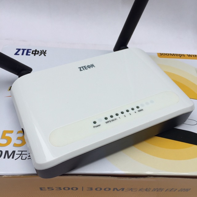 [Freeship toàn quốc từ 50k] Bộ phát wifi ZTE E5300 2 râu 300 Mbs có chức năng kích sóng wifi