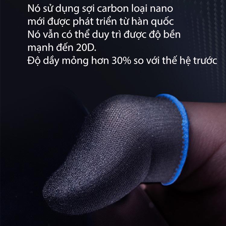 Flydigi Wasp Feelers 4 | Bao ngón tay chơi game chống mồ hôi trơn trượt dành cho điện thoại