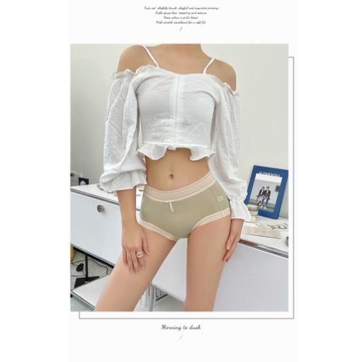 ❤️ Quần Lót Nữ Myna ❤️Quần Lót Ren Su Ren Lụa Lưng Cao Siêu Mềm Mịn Nhẹ 9922 ❤️
