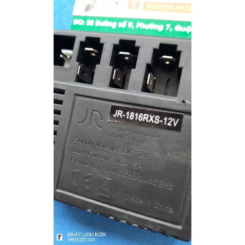 Mạch JR-1816RXS-12V cho xe điện trẻ em