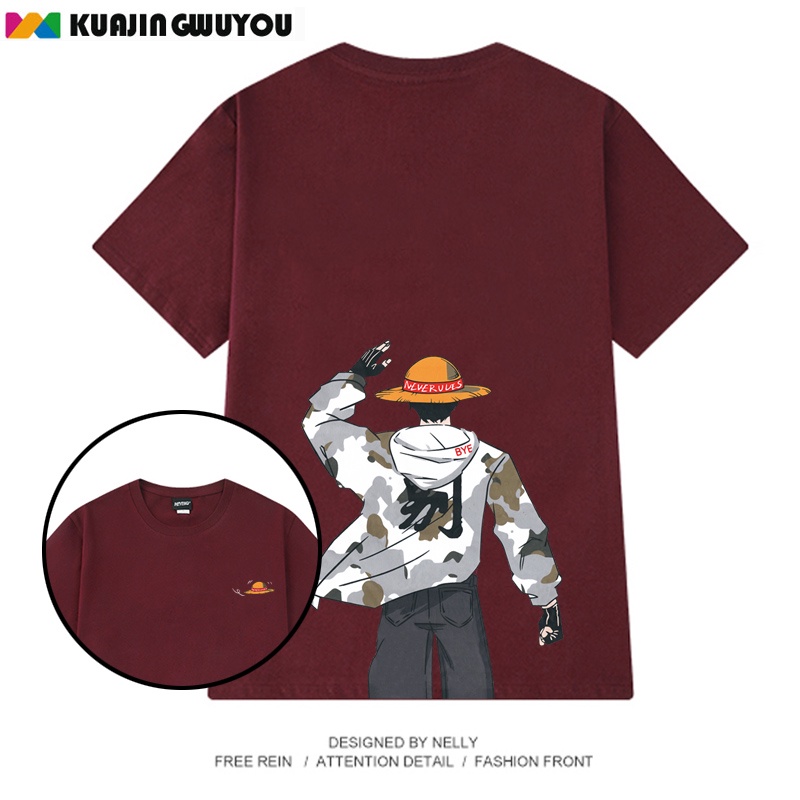 Áo Thun Nam Tay Ngắn In Hình Anime Thời Trang Size M-8XL