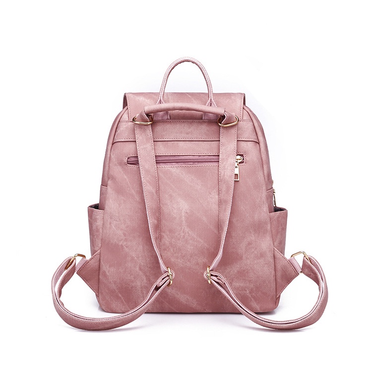 Ba lô da CHUWANGLIN phối tua rua thời trang cao cấp cho nữ