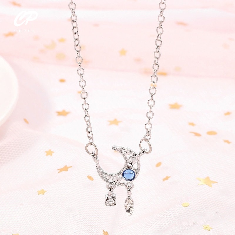Vòng cổ Mặt Trăng Màu Sắc Xinh Xắn Dành Cho Nữ