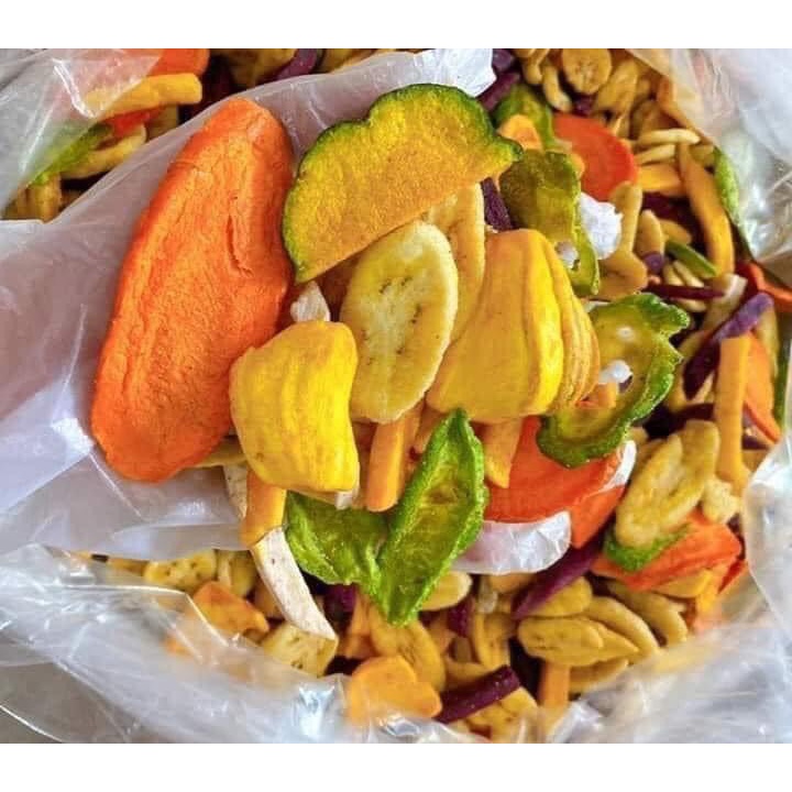 Trái cây sấy Gói 200gram - thâp cẩm sấy đà lạt ít chuối