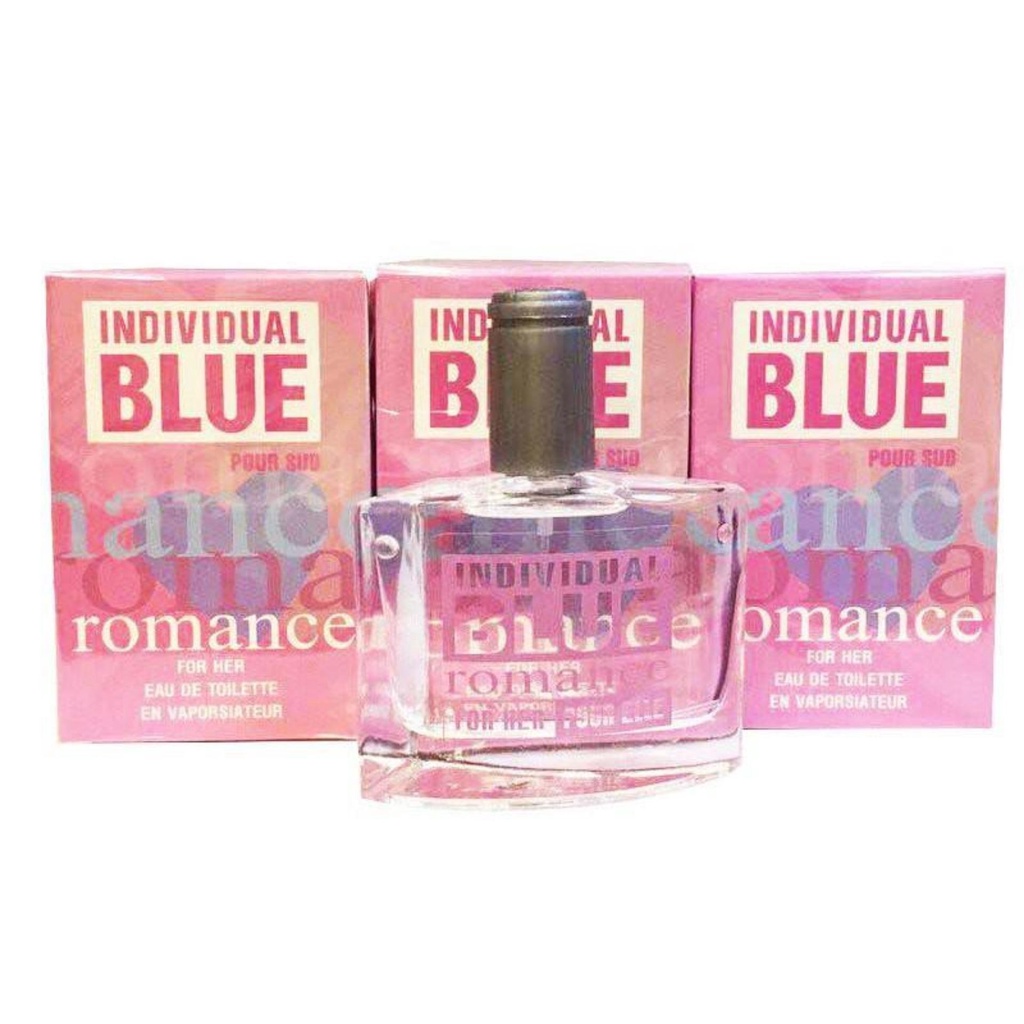 Bộ 2 Chai Nước Hoa Nam - Nữ - Blue Pour Sud (Xám Vàng) &  Blue Romance (Hồng) 50mlnước hoa