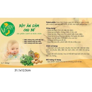BỘT ĂN DẶM cho trẻ bắt đầu ăn dặm🍼Freeship🍼BBaby