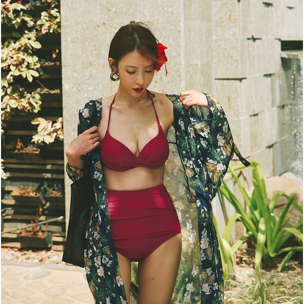 [Có ảnh thật] Bộ đồ bơi Bikini 2 mảnh Rosy 6148 [Vải Lycra] | BigBuy360 - bigbuy360.vn