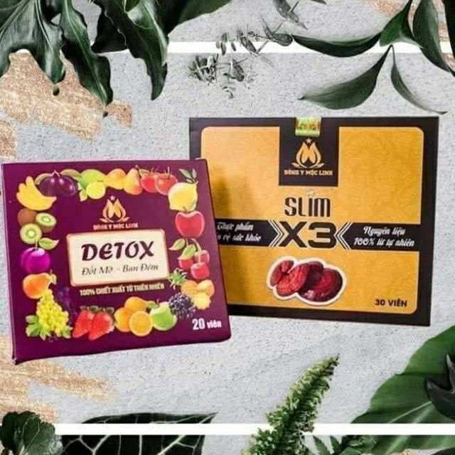 Giảm cân X3 Đông Y Mộc Linh (tặng 20 Detox)