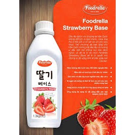 Mứt dâu Tây -Foodrella Strawbery Puree  1.3kg- Dùng trong pha chế