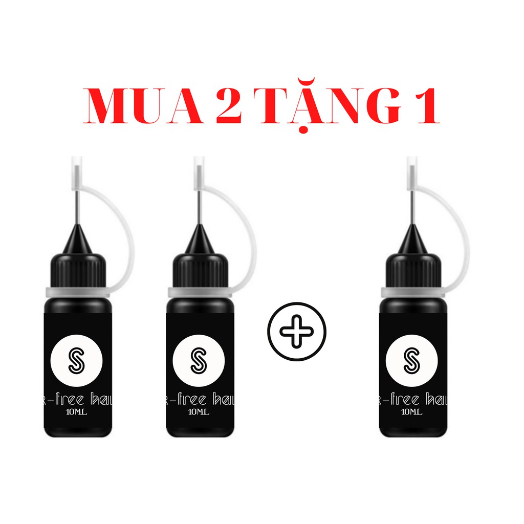 COMBO MUA 2 TẶNG 1 MỰC ĐẦU KIM NỬA THÁNG 10ML XANH  ĐEN