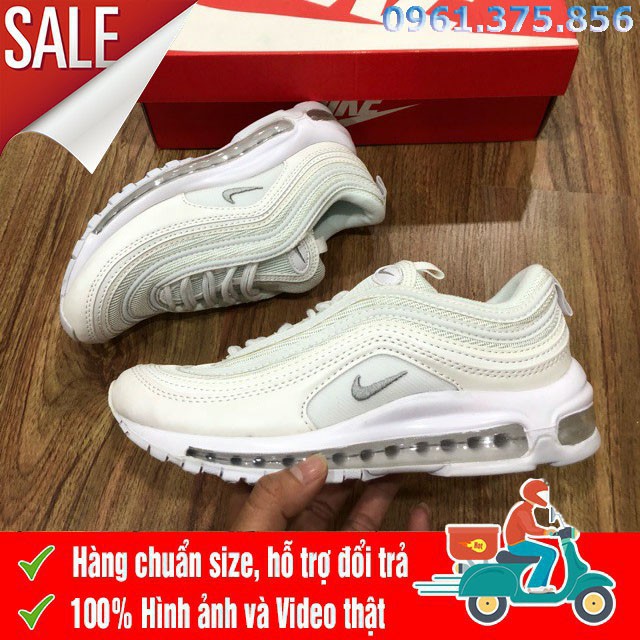 Giày thể thao ari max 97 trắng full phản quang [ĐẸP]