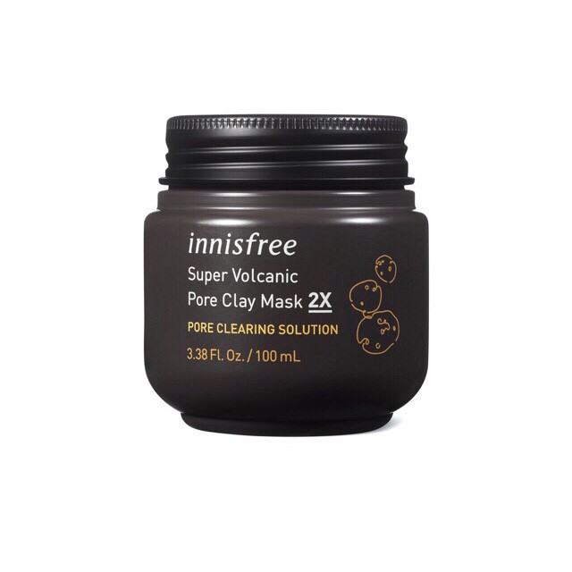 Combo Sữa Rửa Mặt + Mặt Nạ Đất Sét Innisfree Super Volcanic Pore Clay Mask 2X