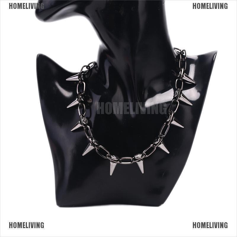 [Homeliving] Vòng Cổ Choker Đinh Tán Phong Cách Punk Rock Biker
