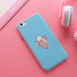 Ốp lưng thời trang in hình Thỏ chuối cho IPHONE