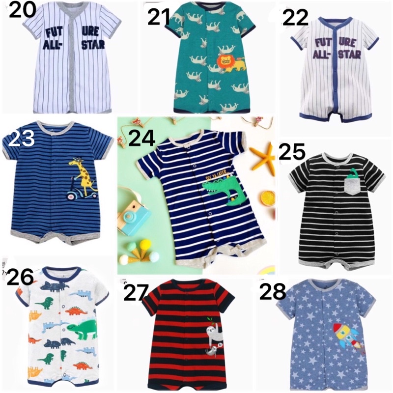 Bộ đồ liền thân đùi xuất dư xịn cho bé trai (link 3)