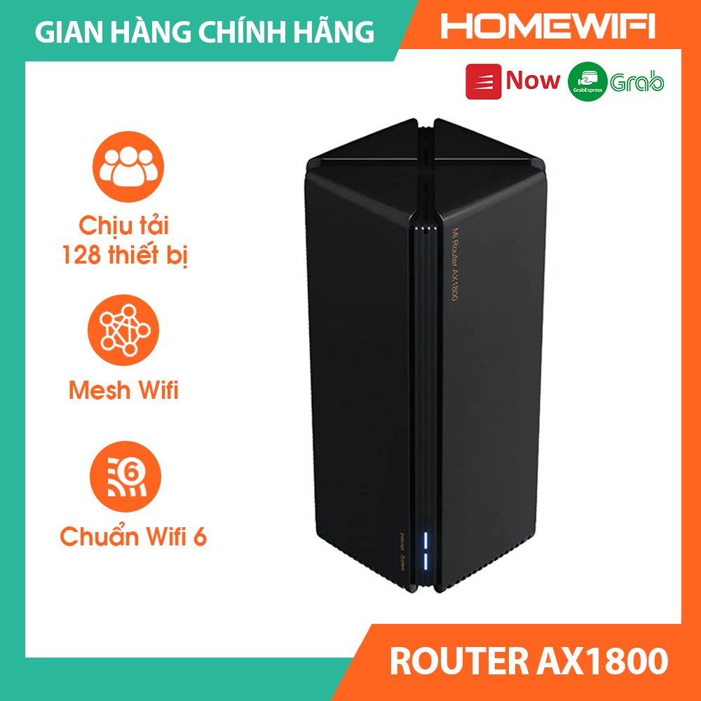 Bộ Phát Wifi Router Wifi 6 Xiaomi AX1800 (ĐEN)