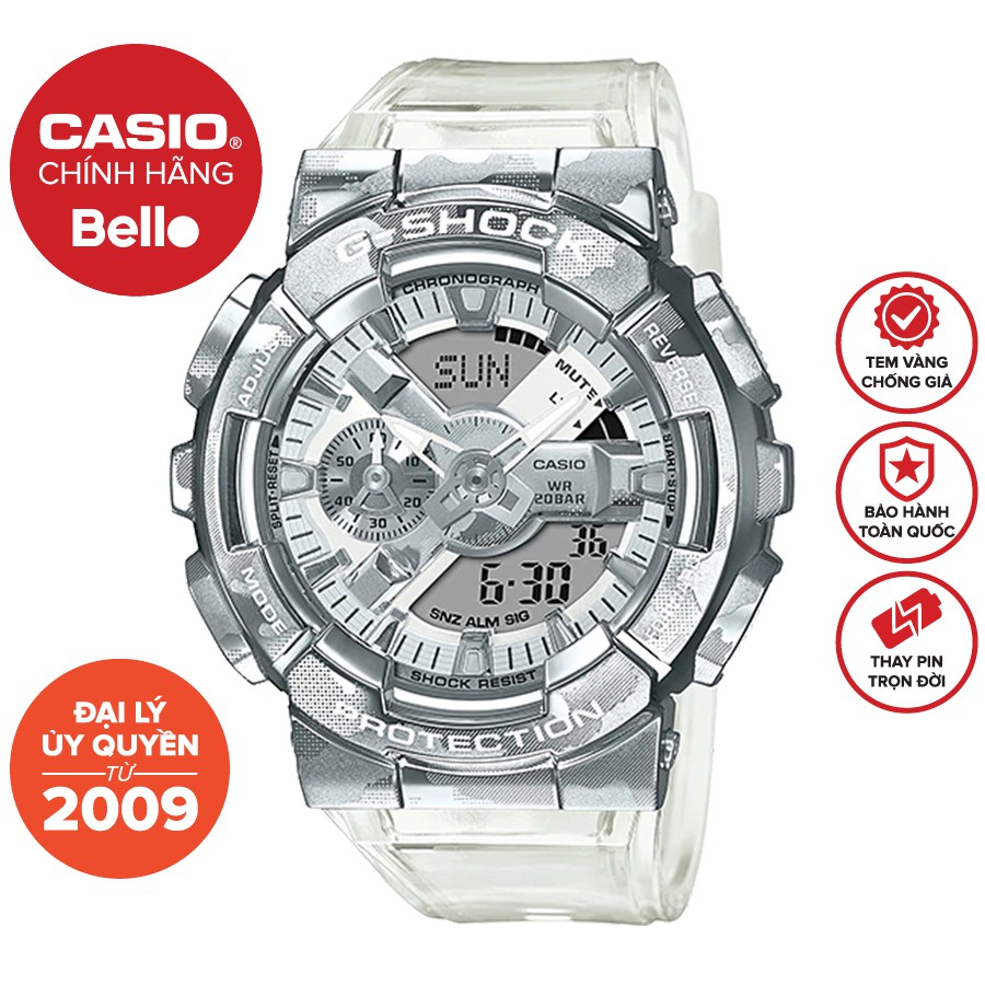 Đồng hồ Nam Dây Nhựa Casio G-Shock GM-110SCM-1ADR chính hãng bảo hành 5 năm Pin trọn đời