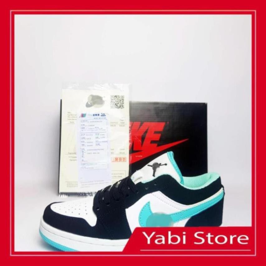 🔥FREE SHIP-HÀNG QUẢNG CHÂU 🔥Giày thể thao sneaker🔥Air Jordan 1 Low JD xanh Ngọc full box - Yabi Store