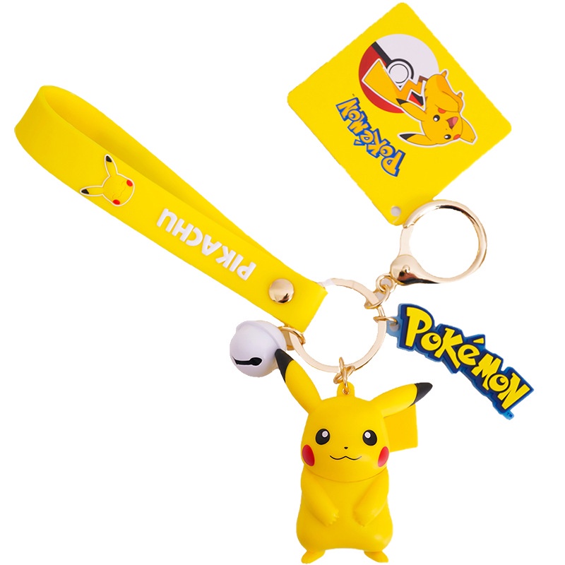 Móc khoá Pokemon xịn sò dễ thương- hàng Trung nội địa cao cấp - Pikachu Psyduck Charmander Squirtle Bulbasaur Jigglypuff