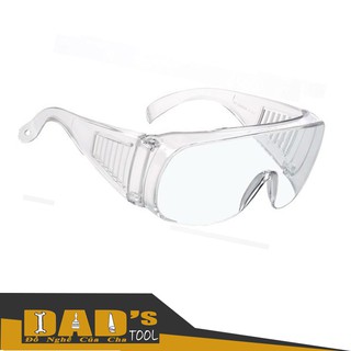 Kính bảo hộ nhựa trong gọng trắng - tolsen 45072